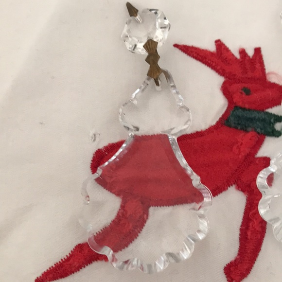 🎀 Antique French Hand Cut Crystal’s 🎀 Scalloped edges, vintage Christmas 🎅 - Picture 3 of 8